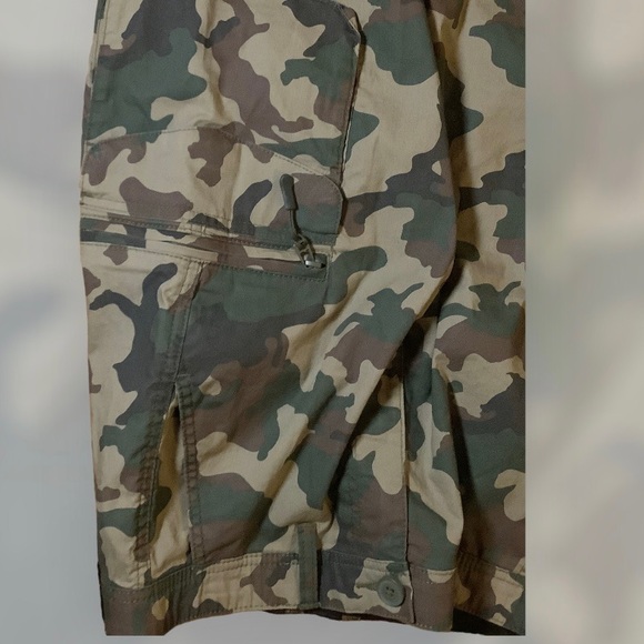 Sonoma  Men’s Outdoor Cargo Camouflage Shorts Size 30 - Picture 4 of 7